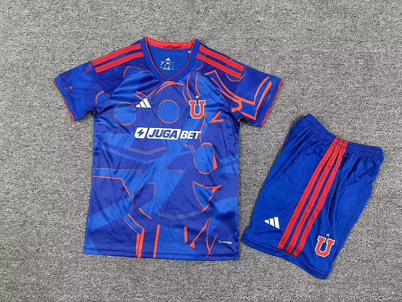 Niño_Kids University of Chile Home Soccer Uniform 26 27-1040